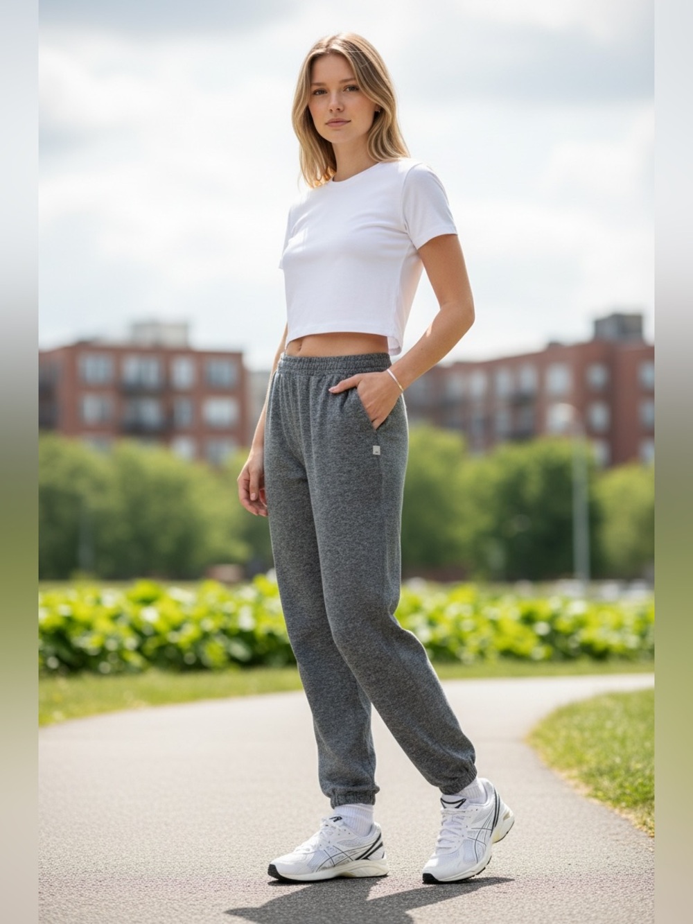 Vuori Boyfriend Heather Gray Cozy Jogger Pants